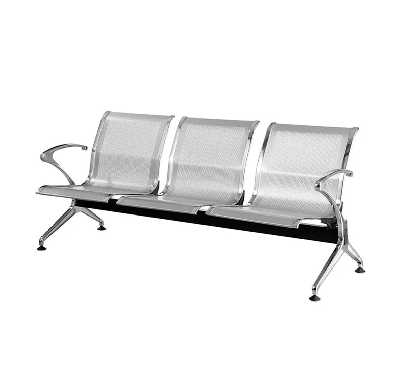 Stainless Steel 3 Seat Waiting Chair