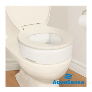 AquaSense Toilet Seat Riser with Hinge | Raised ToiletSeats | Bath Safety | Products | Henyuan Medical