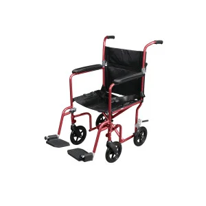 Deluxe Fly-Weight Aluminum Transport Chair with Removable Casters | Standard | Transport Chairs | Wheelchairs | Mobility | Products | Henyuan Medical