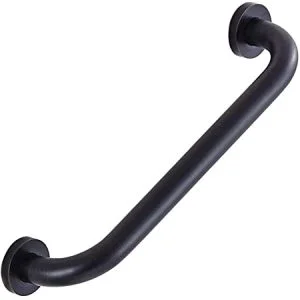 Vive Health Black Finish Metal Grab Bar | HomeCare Hospital Beds