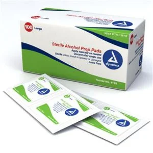 Dynarex Sterile Alcohol Prep Pads - Henyuan Hospital Beds
