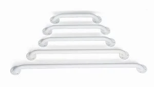White Enamel Safety Grab Bars | HomeCare Hospital Beds