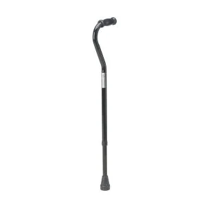 Offset Handle Bariatric Cane - Black - Henyuan Hospital Beds