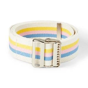 Pastel Stripe Washable Cotton Gait Belts - Henyuan Hospital Beds