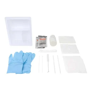 Dynarex Trach Care Kit With Three Compartments, Nitrile Gloves, Saline, And Peroxide - Henyuan Hospital Beds