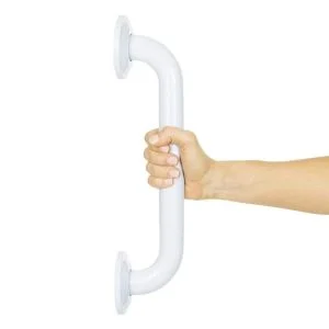 Vive Health White Finish Metal Grab Bar 