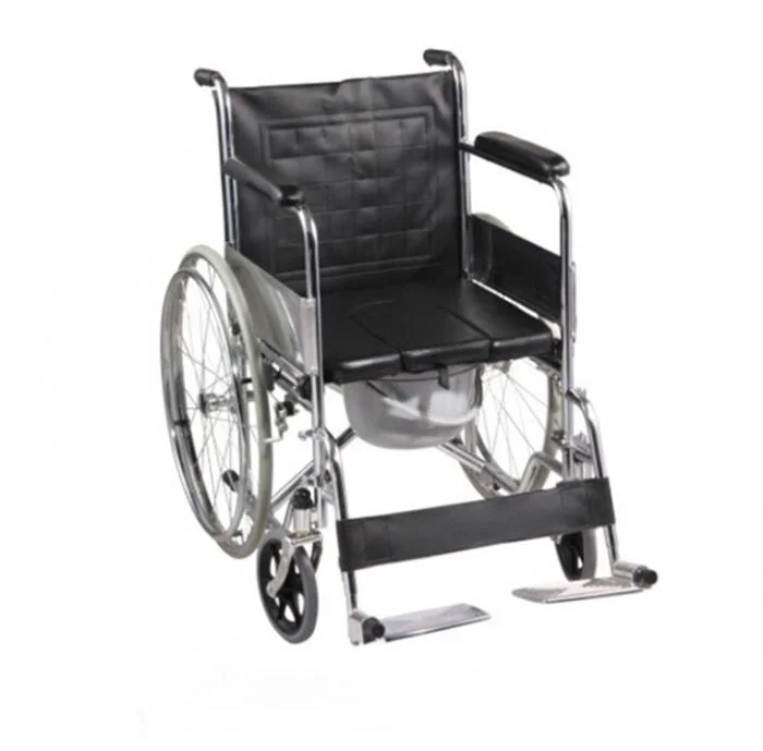 Folding Commode Wheelchair