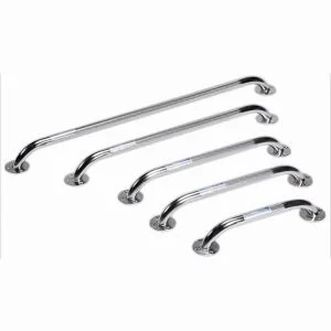 Dynarex Knurled Chrome Safety Grab Bars - Henyuan Hospital Beds