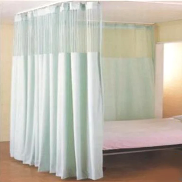 China Green Disposable Cubicle ICU Hospital Room Partition Curtains factory and manufacturers | Henyuan Medical