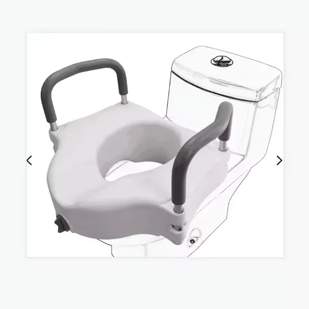 China Best Home Depot Raised Toilet Seat for Elderly with Handles factory and manufacturers | Henyuan Medical