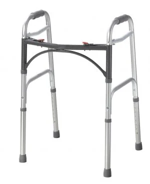 Drive Medical Deluxe Two Button Folding Walker