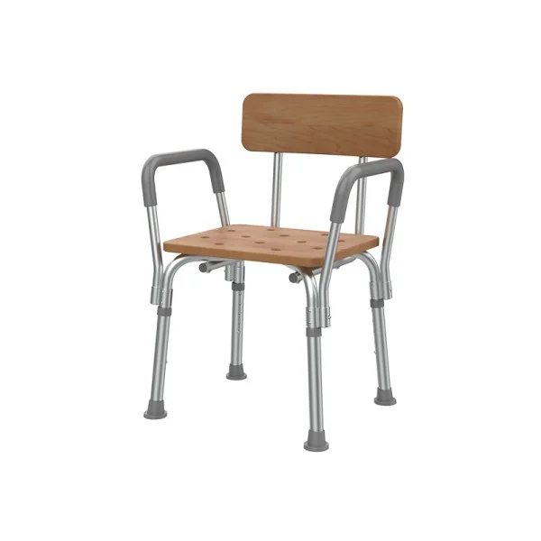 China Source Manufacturer Anti Corrosive Waterproof Wood Shower Chair factory and manufacturers | Henyuan Medical