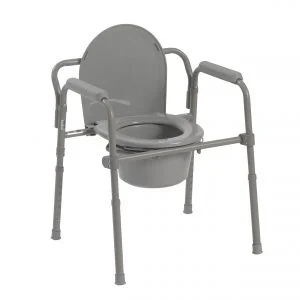 Drive Medical Folding Steel Commode