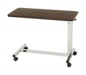 Drive Medical Low Height Overbed Table | HomeCare Hospital Beds