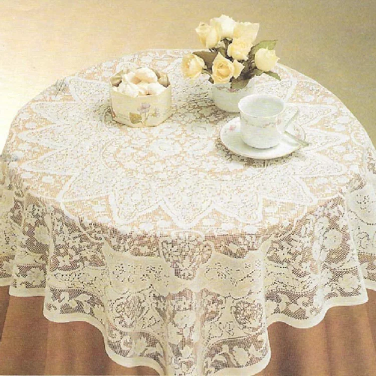 Suppliers In Wholesale Dining White Washable Polyester Floral Lace Plain Elegant Table Cloth Napkin Fabric, Factory