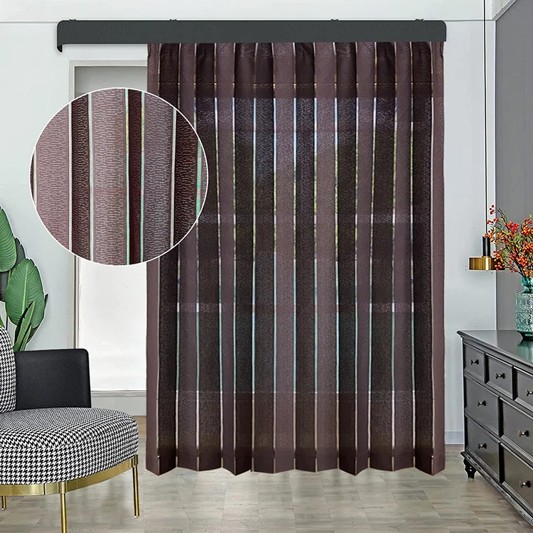 Suppliers In Wholesale Coffee Window Wave Drape Door Blackout Divider Privacy Kitchen Vertical Curtain Blinds Fabric, Factory