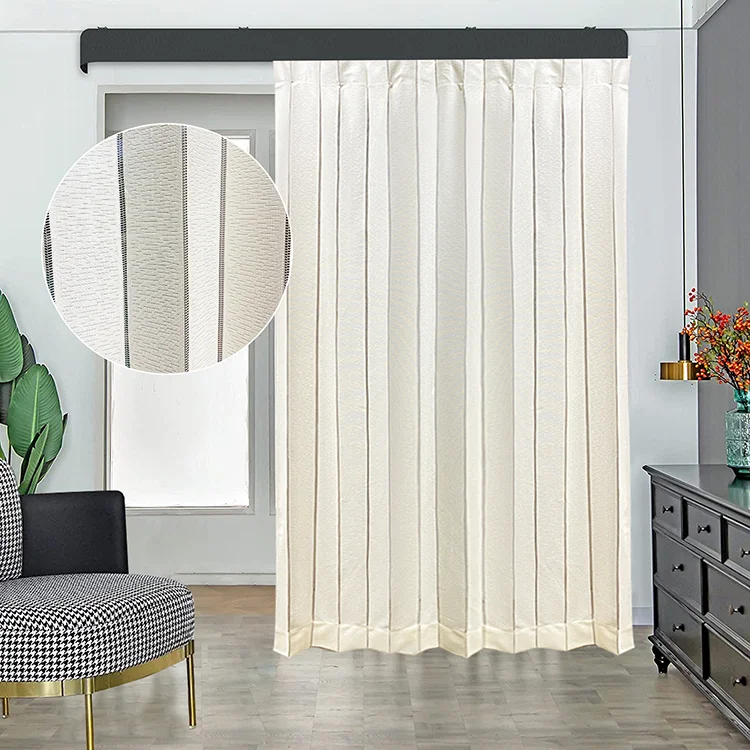 Suppliers In Wholesale Beige Blackout Window Privacy Kitchen Door Divider Vertical Blinds Window Curtain Fabric, Factory