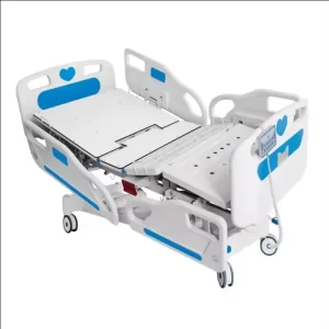 Fully Electric Standard Patient Medical Ward Dimension 7 Functions Icu Hospital Bed With Rails